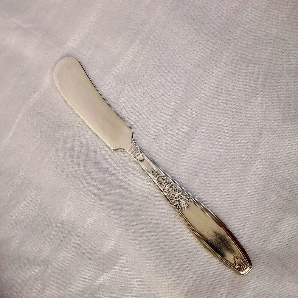 Rogers Bros Butter Knife Silverplated Vintage 1847